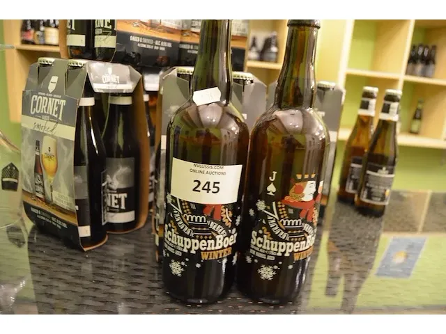 32 fl. cornet oaked smoked 33cl, 4 fl. kompel mijnschool + 2 glazen 75cl, 2 fl. kompel het eeuwfeest + 2 glazen 75cl, 3 fl. kompel lor noir + 2 glazen 75cl, 3 fl. kompel bovengronds + 2 glazen 75cl - afbeelding 4 van  19
