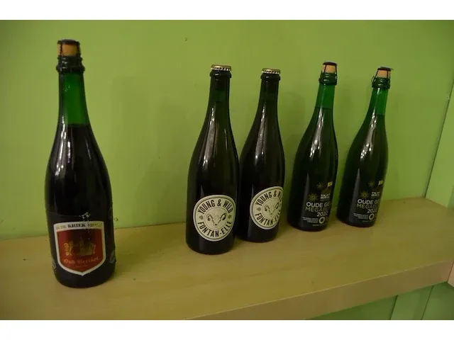 32 fl. cornet oaked smoked 33cl, 4 fl. kompel mijnschool + 2 glazen 75cl, 2 fl. kompel het eeuwfeest + 2 glazen 75cl, 3 fl. kompel lor noir + 2 glazen 75cl, 3 fl. kompel bovengronds + 2 glazen 75cl - afbeelding 7 van  19