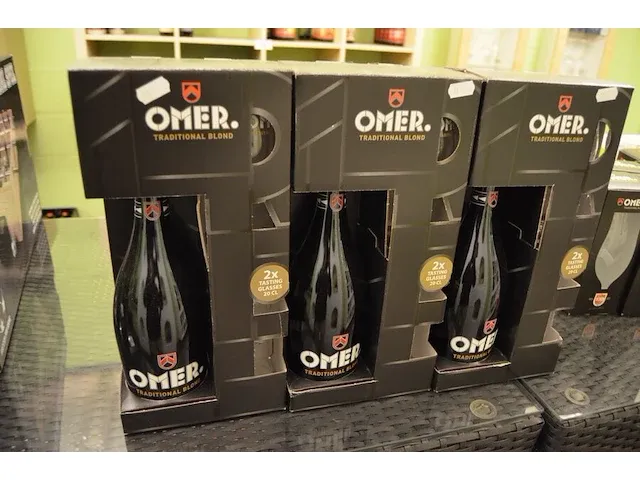 32 fl. cornet oaked smoked 33cl, 4 fl. kompel mijnschool + 2 glazen 75cl, 2 fl. kompel het eeuwfeest + 2 glazen 75cl, 3 fl. kompel lor noir + 2 glazen 75cl, 3 fl. kompel bovengronds + 2 glazen 75cl - afbeelding 16 van  19