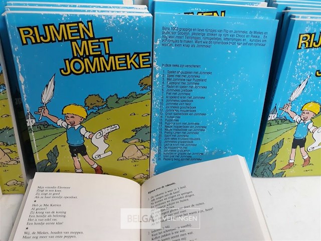 32 x rijmen met jommeke b-kwaliteit - afbeelding 3 van  3
