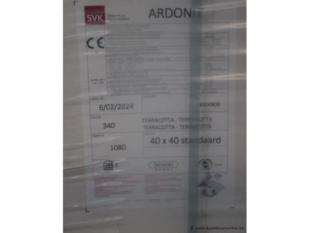 3240 leien ardonit gl 40x40 stand. tec340 (1080 st/pal) - afbeelding 2 van  3
