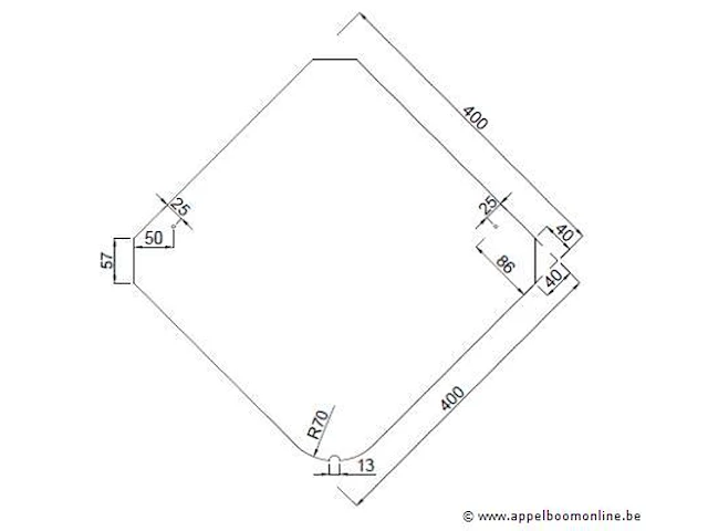 3240 leien ardonit gl 40x40 stand. tec340 (1080 st/pal) - afbeelding 4 van  5