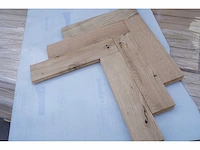 32.76 m² massief eiken visgraatparket 21mm - afbeelding 1 van  7