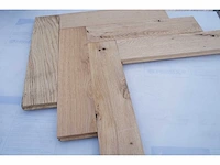 32.76 m² massief eiken visgraatparket 21mm - afbeelding 4 van  7
