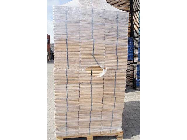32.76 m² massief eiken visgraatparket 21mm - afbeelding 7 van  7