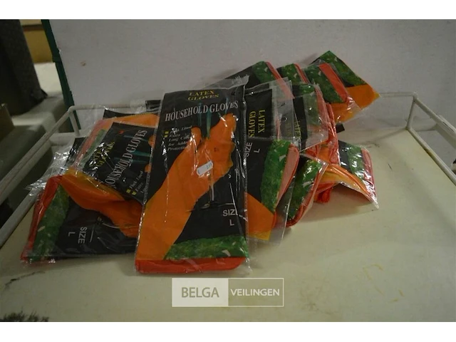 32x latex handschoenen - afbeelding 1 van  3
