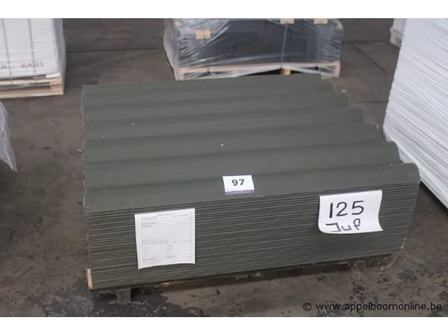 33x neptunus golfplaat 76 125x110 ba-rh jug 341 (80 st/pal) (= 6 1/4 golven met 4 voorgegroefde hoeken) - afbeelding 1 van  3