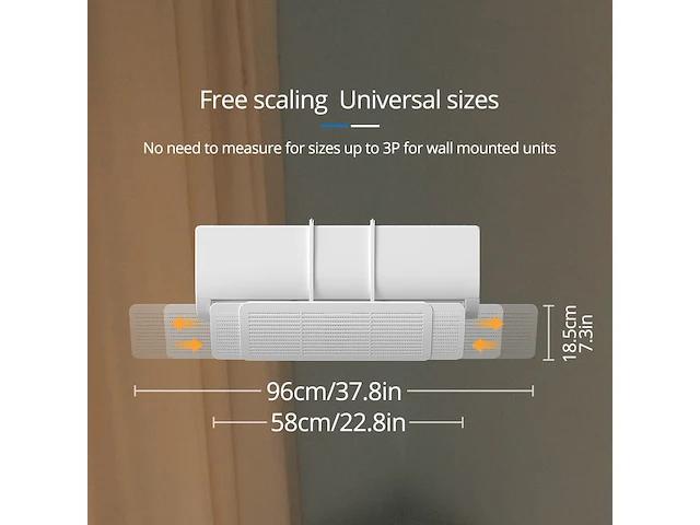33x universele airconditioning wind deflector - afbeelding 2 van  4