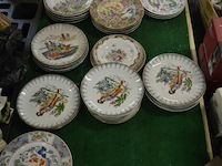 ±34 borden met chinees motief - afbeelding 1 van  5