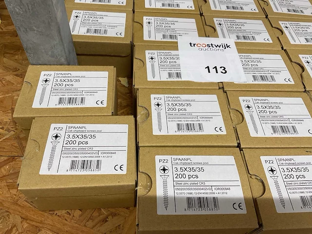 34 dozen spaanplaatschroeven - afbeelding 2 van  5