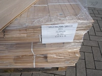 34,06 m² massief eiken visgraatparket 15mm - afbeelding 2 van  4