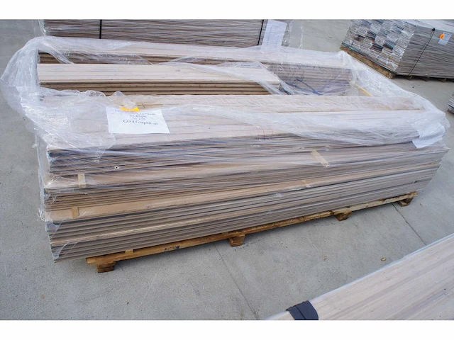 34,57 m² massief eiken parket 20mm graphit oil - afbeelding 2 van  7