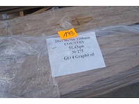 34,57 m² massief eiken parket 20mm graphit oil - afbeelding 3 van  7