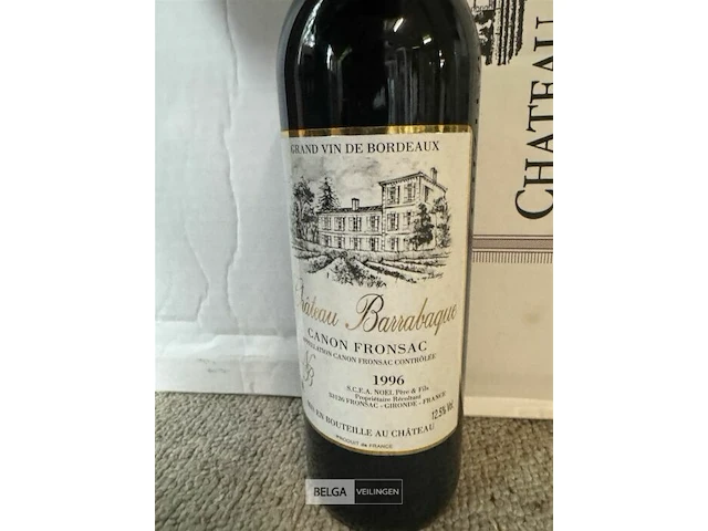 34x1 fles chateau barrabaque 1996 - afbeelding 3 van  4