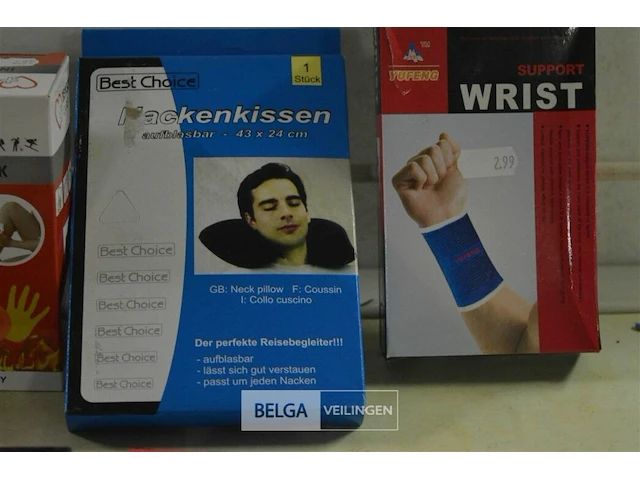 ±35 steunverband, 5 nekkussens, 12 instant hot pack - afbeelding 3 van  3