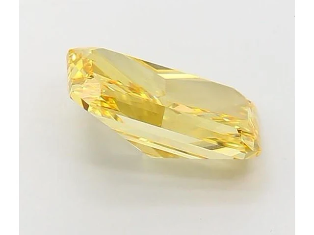 3.53ct fancy vivid yellow vvs2 with igi certificate - afbeelding 3 van  4