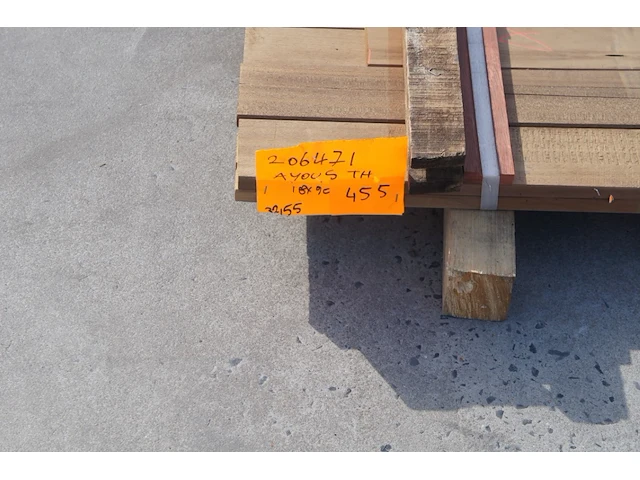 35,85 lm ayous geschaafd 18mm - afbeelding 2 van  5