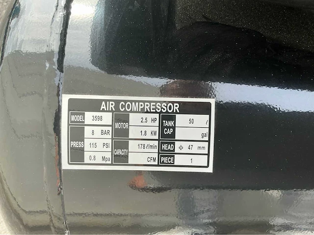 3598 luchtcompressor - ongebruikt! - afbeelding 5 van  7
