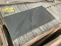 35m2 black slate mustang polished 60x30x1 - afbeelding 2 van  4