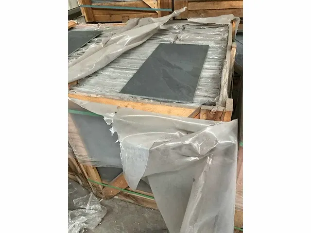 35m2 black slate mustang polished 60x30x1 - afbeelding 4 van  4