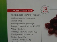 35x 13kg rode rozijnen ansari - afbeelding 3 van  3