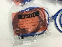 (35x) bentaf patchcable cat5e 2 meter utp - afbeelding 2 van  3