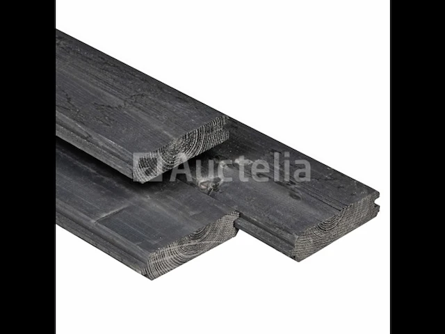 35x zwarte rabat tand en groef 420cm - afbeelding 1 van  1