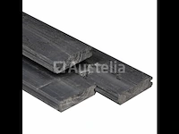 35x zwarte rabat tand en groef 420cm - afbeelding 1 van  1