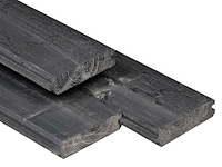 35x zwarte rabat tand en groef 420cm - afbeelding 1 van  1