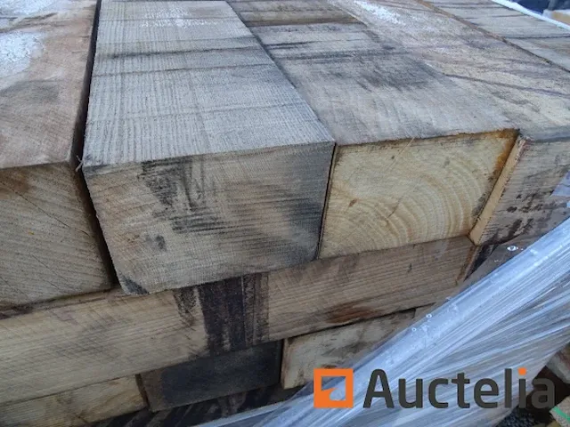 36 chevrons in beukenhout - afbeelding 3 van  4