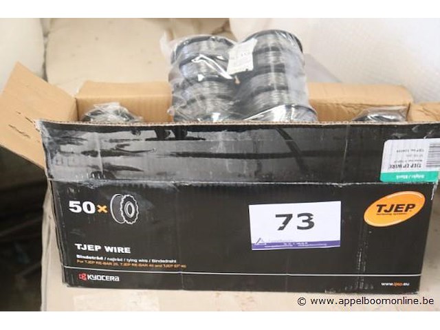 36 dozen à 50 rollen inbinddraad tjep voor gebruik met inbindapparaten - afbeelding 1 van  3