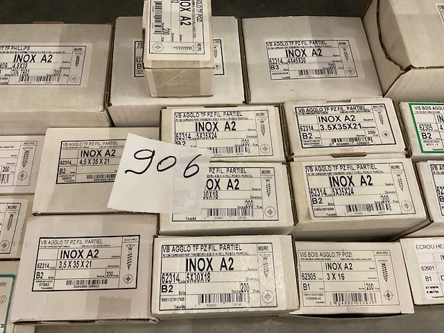 36 dozen inox schroeven - afbeelding 4 van  9