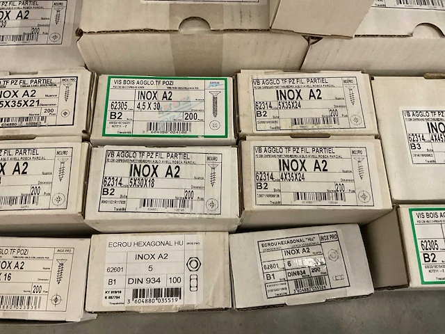 36 dozen inox schroeven - afbeelding 5 van  9
