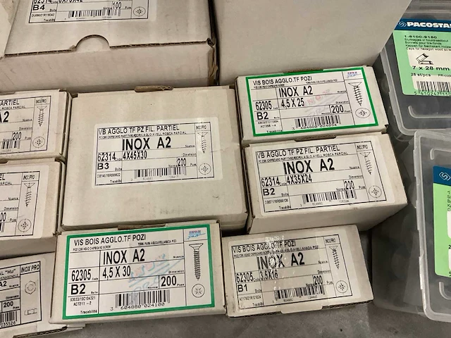 36 dozen inox schroeven - afbeelding 7 van  9