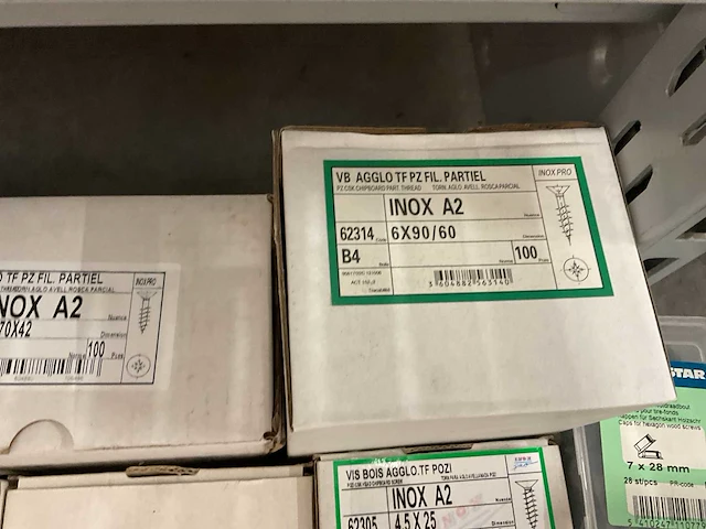 36 dozen inox schroeven - afbeelding 8 van  9