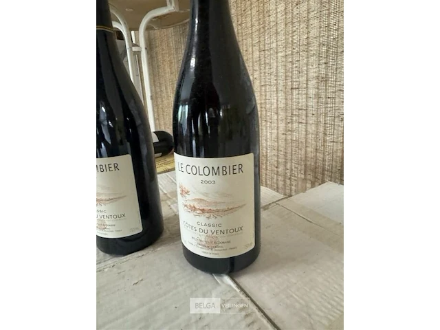 36 flessen 3x 1 doos le colombier cotes du ventoux 2003 - afbeelding 2 van  4