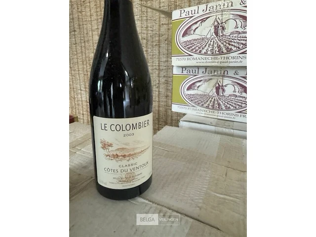36 flessen 3x 1 doos le colombier cotes du ventoux 2003 - afbeelding 3 van  4