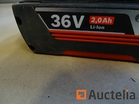 36 v 2,0 ah bosch accu - afbeelding 2 van  4