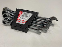 36 x ratel-ring-steeksleutel set; 5 delig - afbeelding 3 van  4