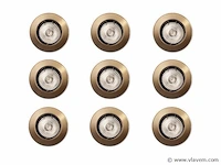 36 x sensys koper plafond inbouwspots - afbeelding 1 van  8