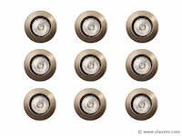 36 x sensys koper plafond inbouwspots - afbeelding 8 van  8