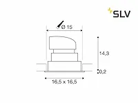 36 x slv renisto rena led spots wit - afbeelding 3 van  7