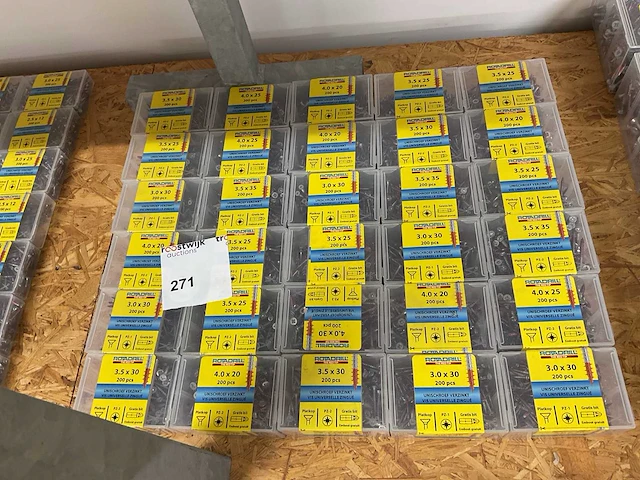 36 x verzinkte universele schroeven - afbeelding 1 van  6