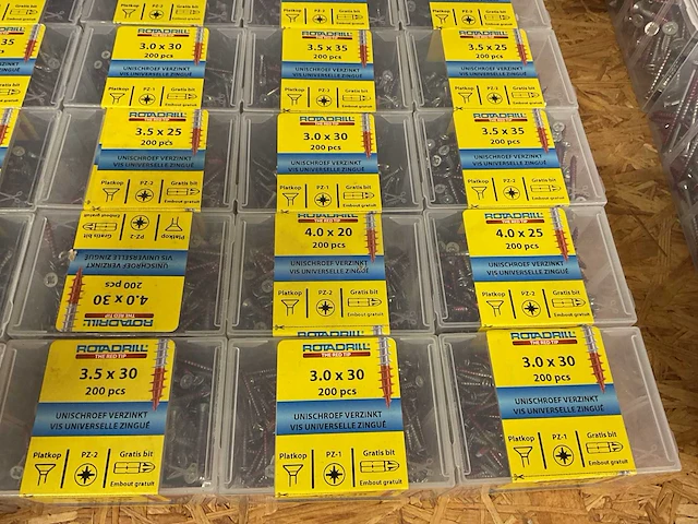 36 x verzinkte universele schroeven - afbeelding 2 van  6