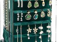 360' draaibaar sieradendoos groen - afbeelding 1 van  4