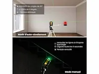 360° laserniveau, kaiweets kruislaser met 2 punten - afbeelding 2 van  6