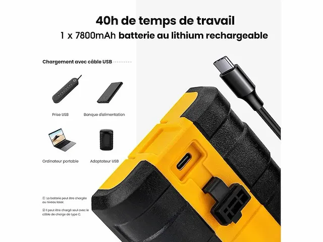 360° laserniveau, kaiweets kruislaser met 2 punten - afbeelding 6 van  6