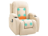 360° verwarmde elektrische massage- en ontspanningsstoel - afbeelding 3 van  9