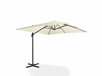 360° vierkante parasol met beschermhoes - afbeelding 3 van  9