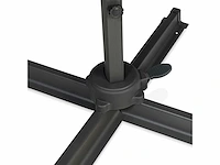 360° vierkante parasol met beschermhoes - afbeelding 4 van  9